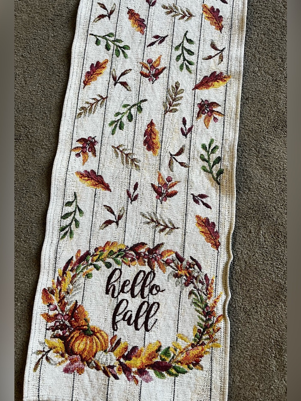 Fall Themed Table Runner - Picture 2 of 8